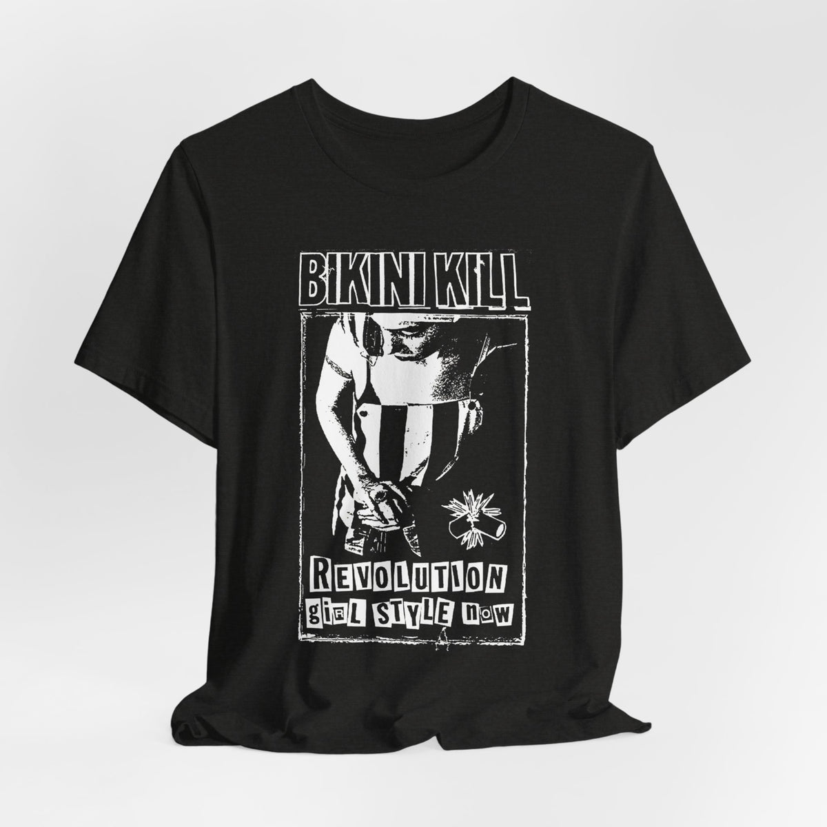Bikini Kill DIY Riot Grrrl Tee | Punk Rock Feminist Shirt