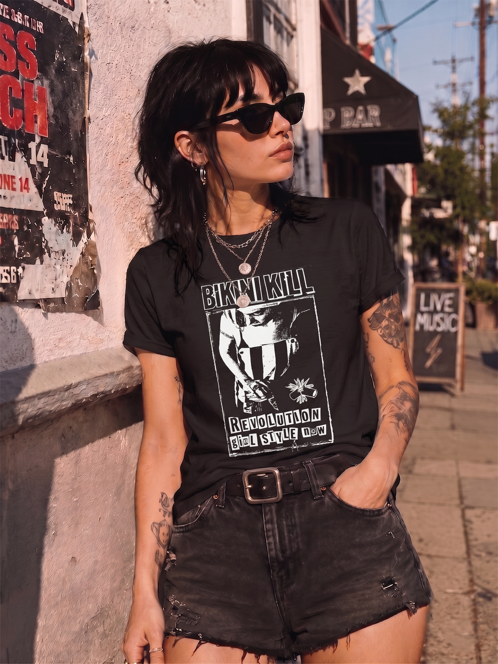 Bikini Kill DIY Riot Grrrl Tee | Punk Rock Feminist Shirt