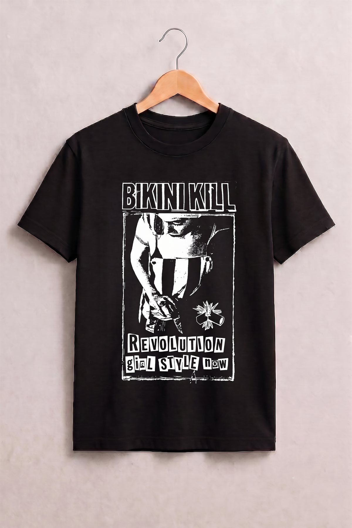 Bikini Kill DIY Riot Grrrl Tee | Punk Rock Feminist Shirt