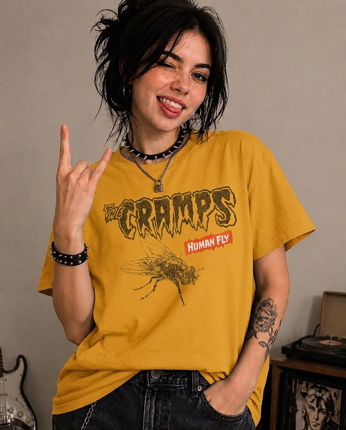 The Cramps Human Fly T-Shirt | Retro Punk Band Graphic Tee