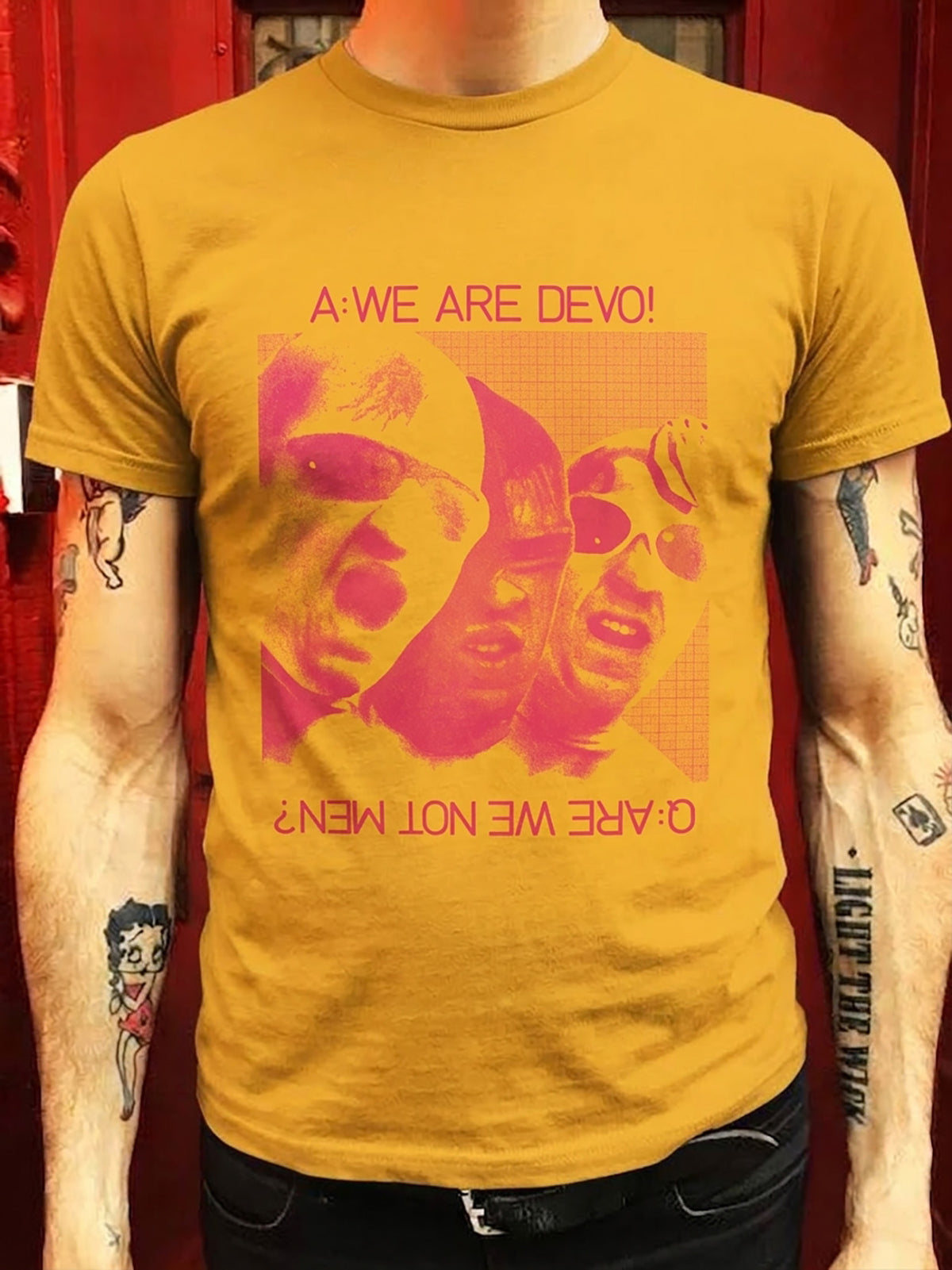 We Are Devo tee | Vintage Band Photo Graphic T-Shirt