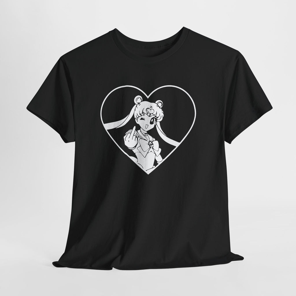 Sailor Girl Heart Illustration Tee | Ringer Shirt