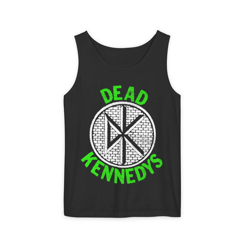 Dead Kennedys logo Tank Top | Punk Band Graphic, Neon Green Text