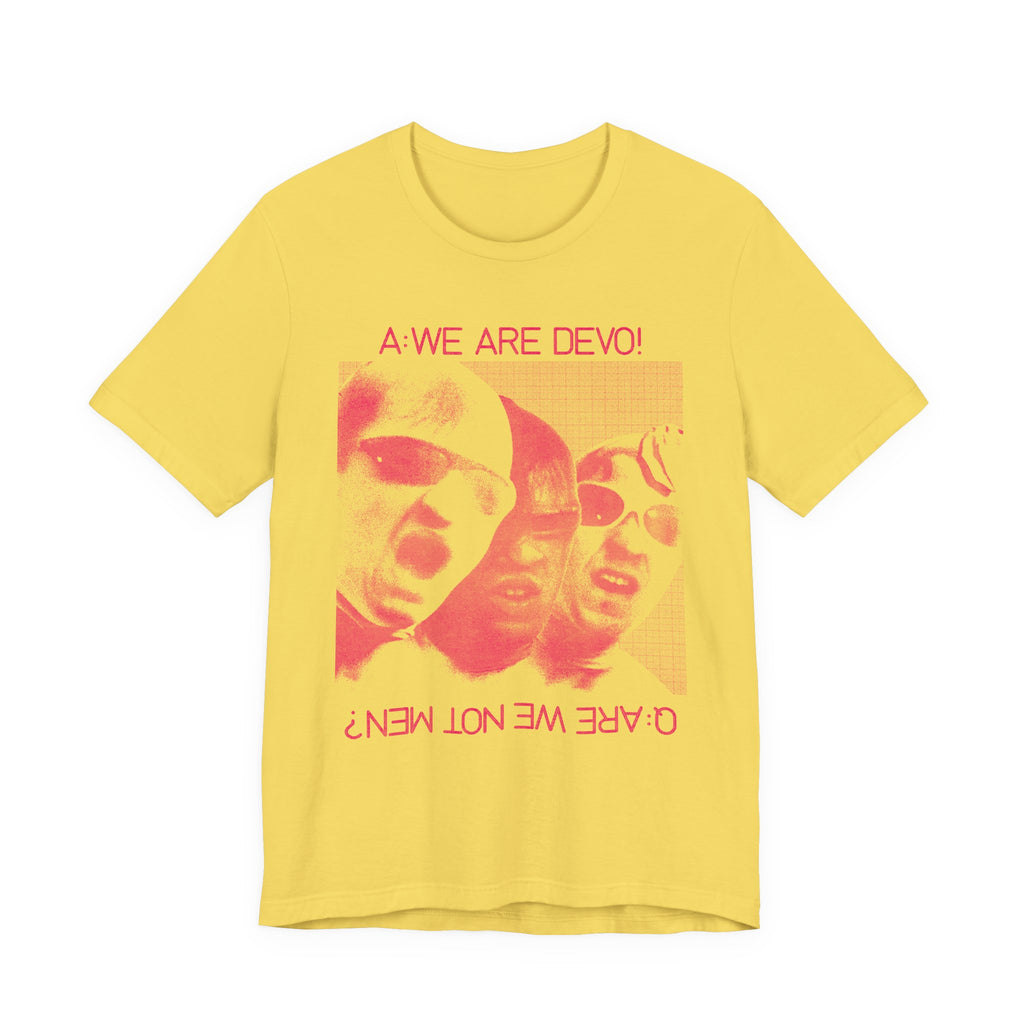 We Are Devo tee | Vintage Band Photo Graphic T-Shirt