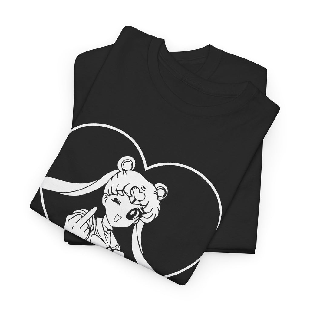 Sailor Girl Heart Illustration Tee | Ringer Shirt